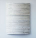 Time Lapse, 1992, (geschlossen), (Holz, Lack, Silikon, Pigment, Glas),  130 x 100 cm